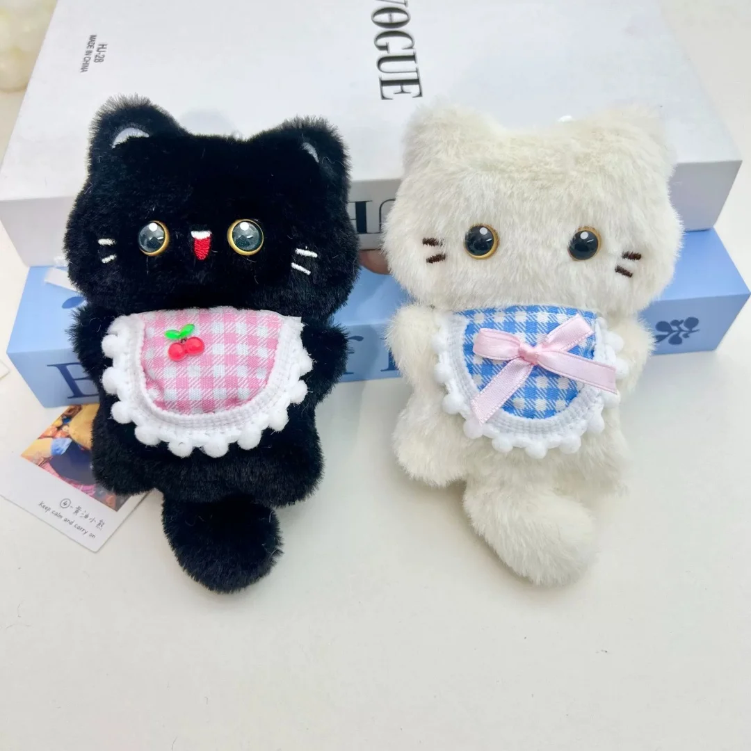 Cute Bag Charm Compact Keychain Pendant Squeaky Plush Keychain Soft Siamese Keychain For Decorative Pendant Unisex School Bags