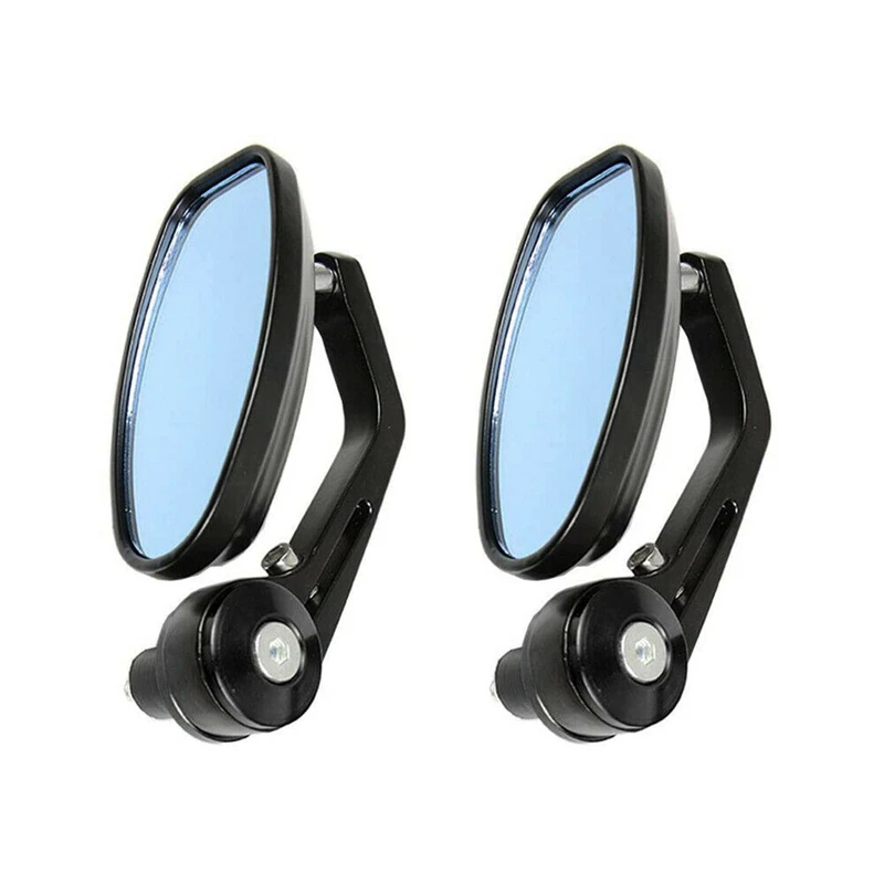 

2pcs 7/8" Motorcycle Rearview Mirrors Handle Bar End Rearview Side Mirrors Fit Ducati for Honda for Yamaha