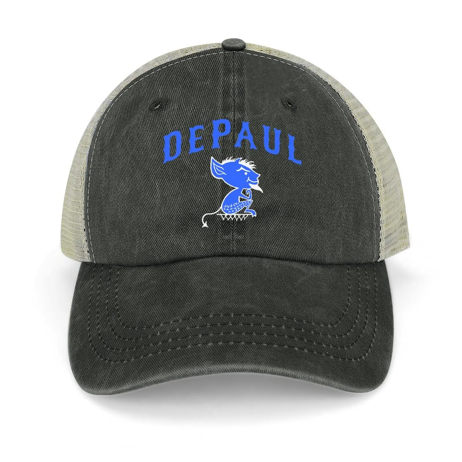 

DePaul Retro Vintage Mascot Design Baseball Cap Mountaineering foam party Hat funny hat Ball Cap Golf Women Men's