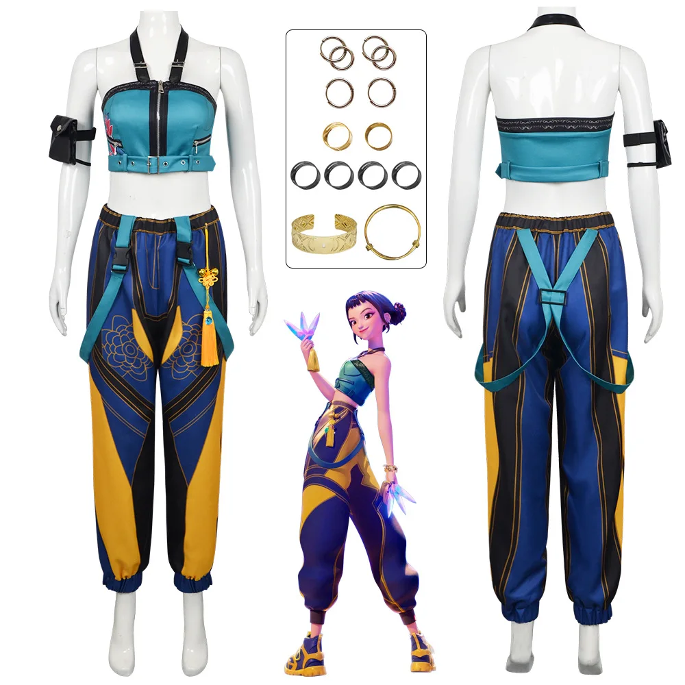 Zoey Rumi Mira Cosplay Costumes K-Pop: Demon Hunters Dress Up Clothes Women Halloween Stage Wear Carnival Festival Party Outfits