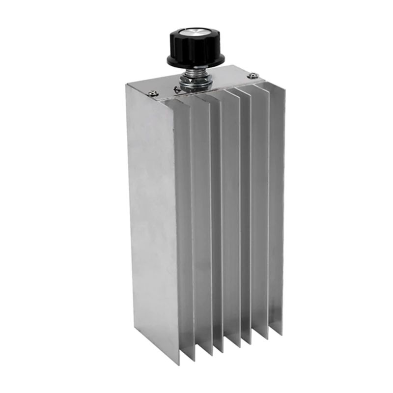 Controlador regulador de voltaje SCR AAAC-AC 220V 6000W, atenuador electrónico, termostato, molde de regulación de velocidad con estuche