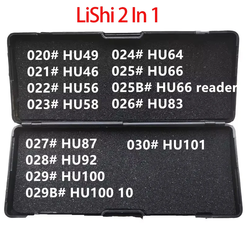 20-30 LiShi 2 In 1 HU49 HU64 HU46 HU66 HU56 HU58 HU83 HU87 HU92 HU100 10 Cut HU101 Locksmith Tools for All Types