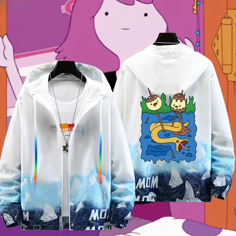 

Exploration Time PB Bubblegum Princ Ultra-Thin Loose Outerwear Cartoon Adventure Jaet for Teens Stand Fit Long Sve...