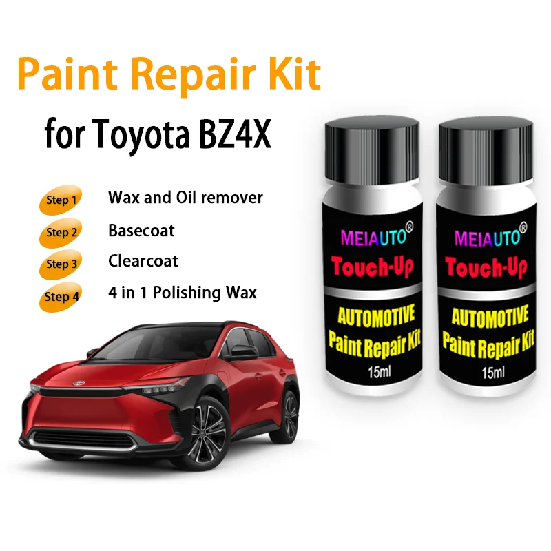 Kit de reparación de pintura de coche para Toyota BZ4X, accesorios para el cuidado de la pintura automotriz, removedor de arañazos, 2024, 2023, 2022