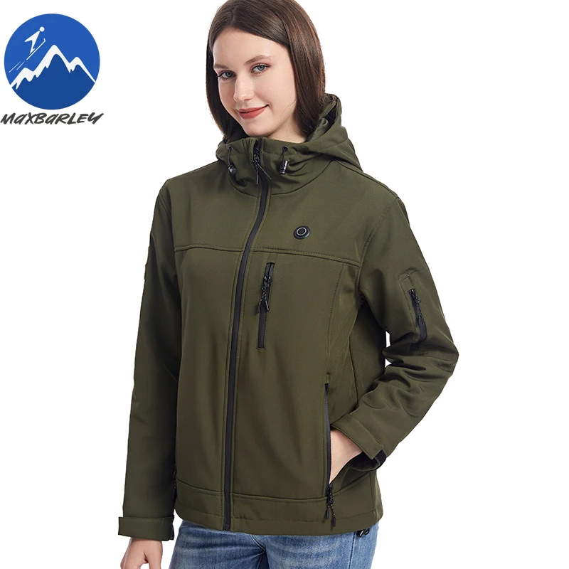 10 Areas Heated Jacket Men Warm Vest USB Self Heating Jacket Women Heated Coat Ski Snow Hiking Winter Soft Shell Clothes Washed