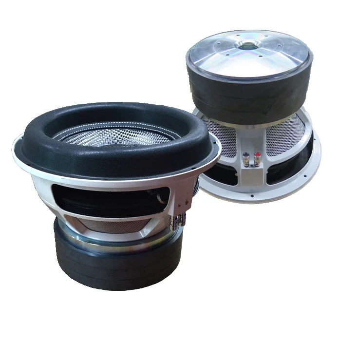 Factory Supply High Powered 12 Inch Car Audio Subwoofer Speakers 4 Inch Bass Speaker Dual Coils Carbon Foam Aluminium 12V DC