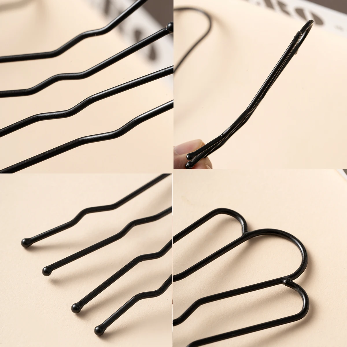 Black Metal U Shape Hair Fork Women Hair Stick Hair Combs Bun Hairpin Clip Hairstyling Tool Girls Hair Accessories Protect Scalp image 5