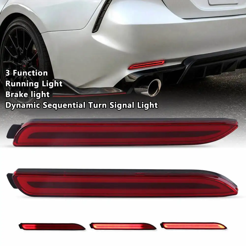 

Rear Bumper Reflector Tail/Brake Light LED Rear Fog Light For Toyota Sienna Matrix Venza Avalon RAV4 For Lexus RC350 RX300 GX470