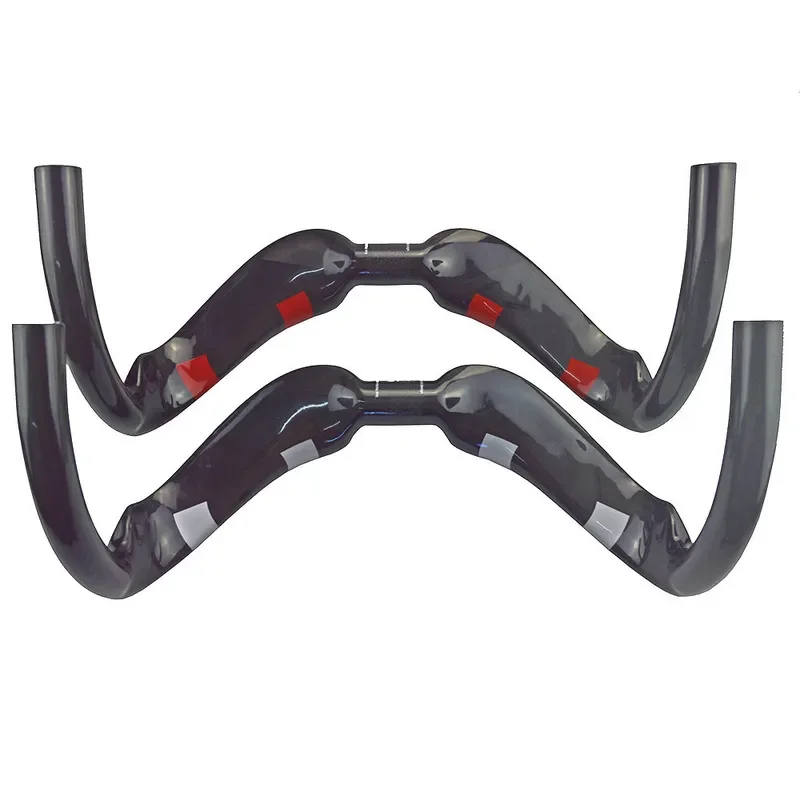 Full Carbon Fiber Track Drop Handlebar 370/385mm Ultralight High Rigidity Aerodynamic Road Bike Racing Bar