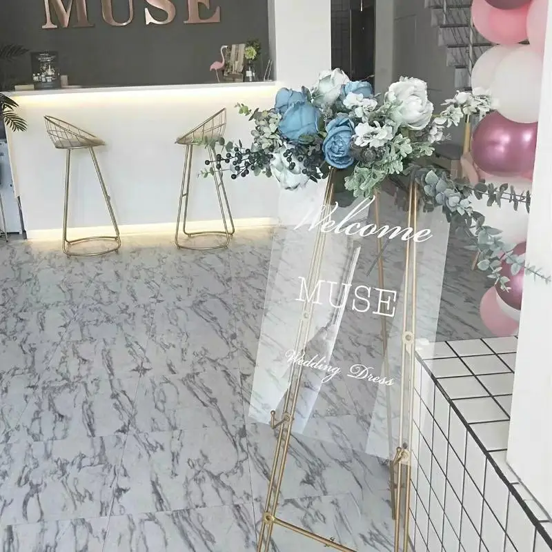 10 pcs European Iron Display Stand Acylic Board for Oil Paintings Wedding Flowers ,Photo Frames , Shopping Mall Opening Props