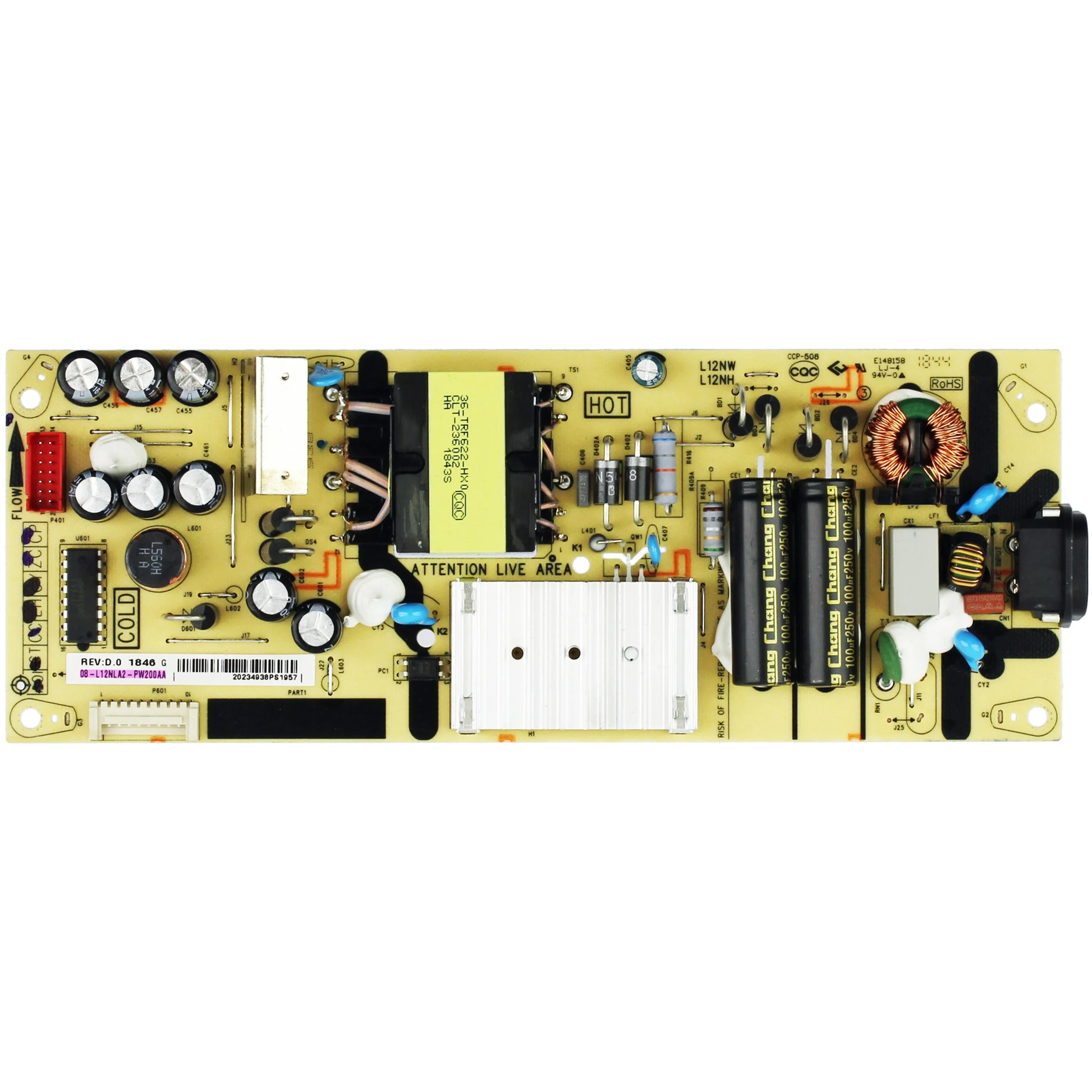 

Power Supply Board 08-L12NHA2-PW200AB 08-L12NLA2-PW200AA 08-L12NHA2-PW210AD 40-L12NW4 for 43P718 50S421L 50S425T 43S425 40S325