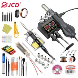 JCD 8898 BGA Rework Soldering Station 2in1 Hot Heat Air Gun Adjustable temperature For SMD SMT Welding Repair Desoldering Tools