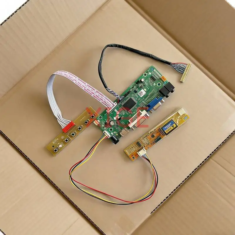 

Плата контроллера Matrix Drive Board для QD13WL02 B131EW01 B140EW01 QD14WL01 1-CCFL 1280*768 LVDS 30-контактная 1280x768 HDMI+DVI+VGA DIY Kit