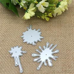 3pc graffiti painting scrawl handwriting ink album card Scrapbook album embossing stencil paper craft cutter