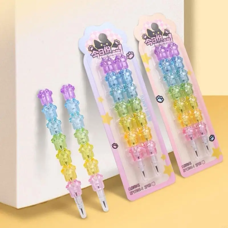 J2FC Building Blocks Pencil Pre Sharpened Tip Writing Pencil for Kid Student Writing