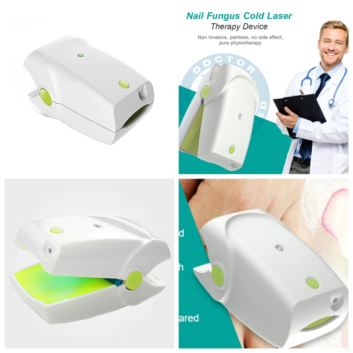 

Painless Laser Nail Fungus Treatment Device Portable Rechargeable for Toe & Finger Nails