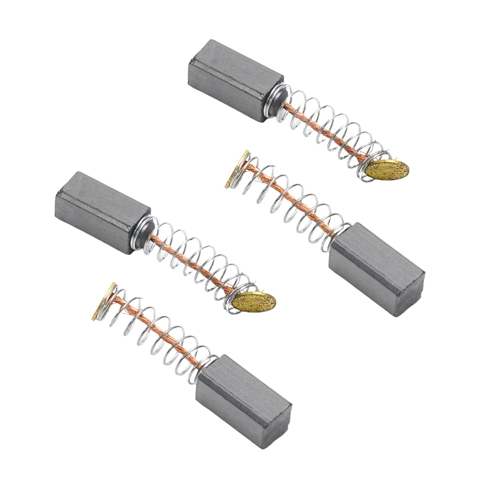 4pcs Carbon Brushes Spare Parts Mini Drill Electric Grinder Replacement For Electric Motors 10mm X 5 X 5mm Power Transmission