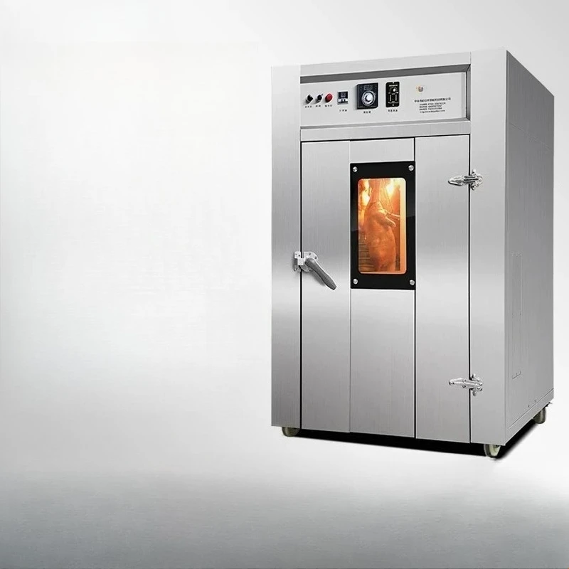 Roast Duck Furnace Commercial Gas Electric Heating Automatic Rotary Roast Goose Roast Duck Furnace Stainless Steel Smart