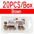 Brown 20PCS