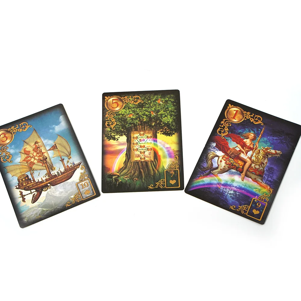 Waite Metal Box Rider Divination Game Card 10 * 6cm Tarot 2022 New Technology Collection Desktop Game with Instruction