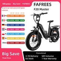 Fafrees F20 Master Electric Bicycle 500W 48V 22.5Ah 20 inch MTB Mountain Bike Outdoor Carbon-fiber Fat Ebike for Adult