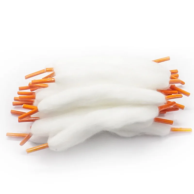 Bmtd 20 Stuks/zak Diy E Sigarettengereedschap Spoel Voorgeladen Katoen Biologisch Katoen Voor Verstuiver Rda Rta Vape Accessoires