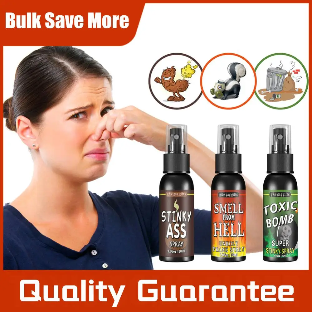 

Спрей-розыгрыш с запахом отпугивающего газа, 30 мл, пластиковый, для вечеринок, прикол, смешной запах, для взрослых и детей, на Хэллоуин, забавные игрушки