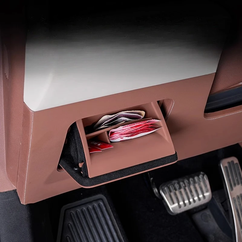 For BYD Xia Main Driver's Certificate Storage Box The Left Side Below The Interior Car Is Stored and Changed To Decorative