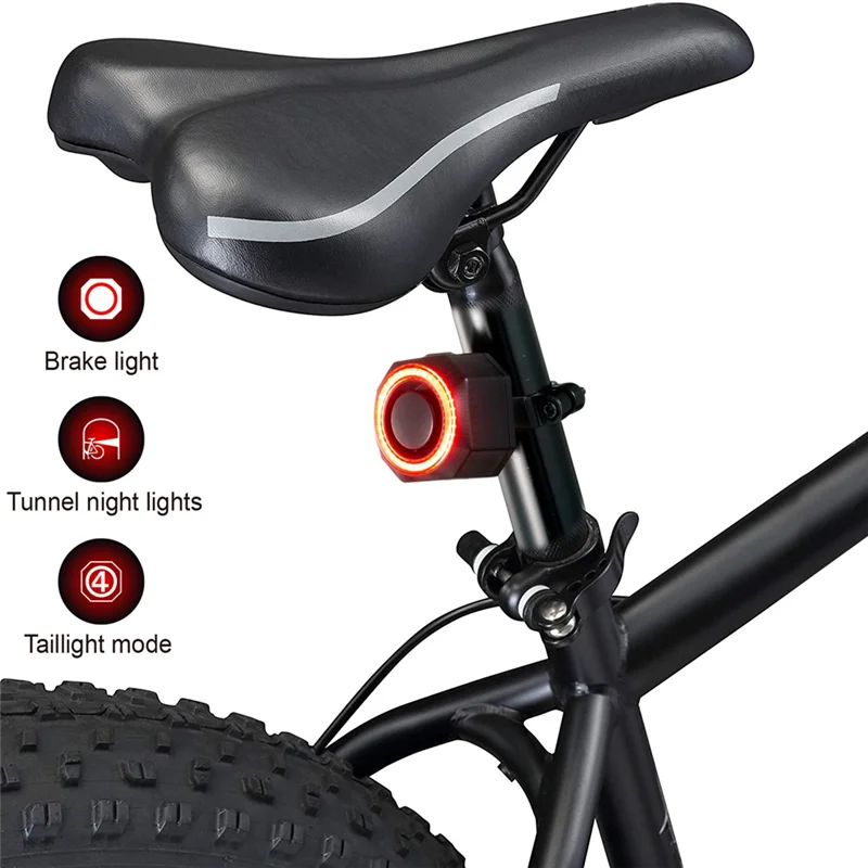 【Exclusive!】Motion Sensor Bicycle Alarm Bike Rear Lamp Wireless Anti-Theft Burglary Alarm Vibration IP65 Waterproof