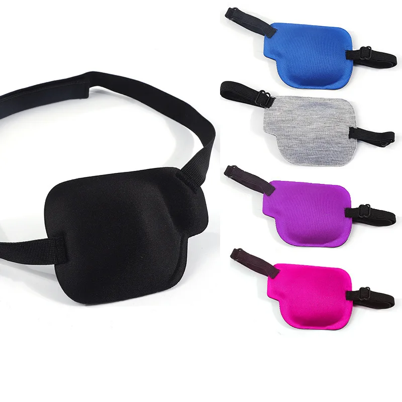 Monocular Eye Mask Single Eye Patch Light Blocking 3D Stereoscopic Strabismus Amblyopia Correction for Visual Therapy