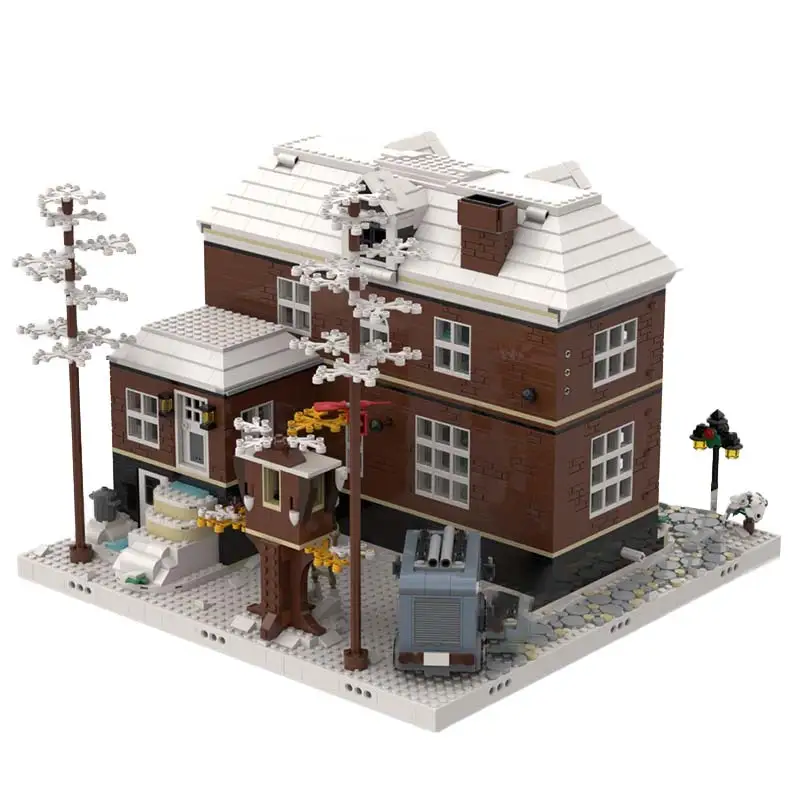 MOC-201294 Winter Village Series Modular Architecture Building Blocks Model House Bricks Toys Children's Desktop Display Gifts