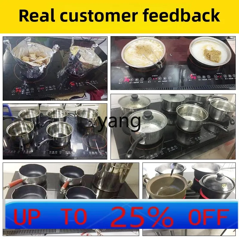 

LMM commercial induction cooker multi-head electric ceramic cooker four or six multi-eye pot stove tinfoil nail powder