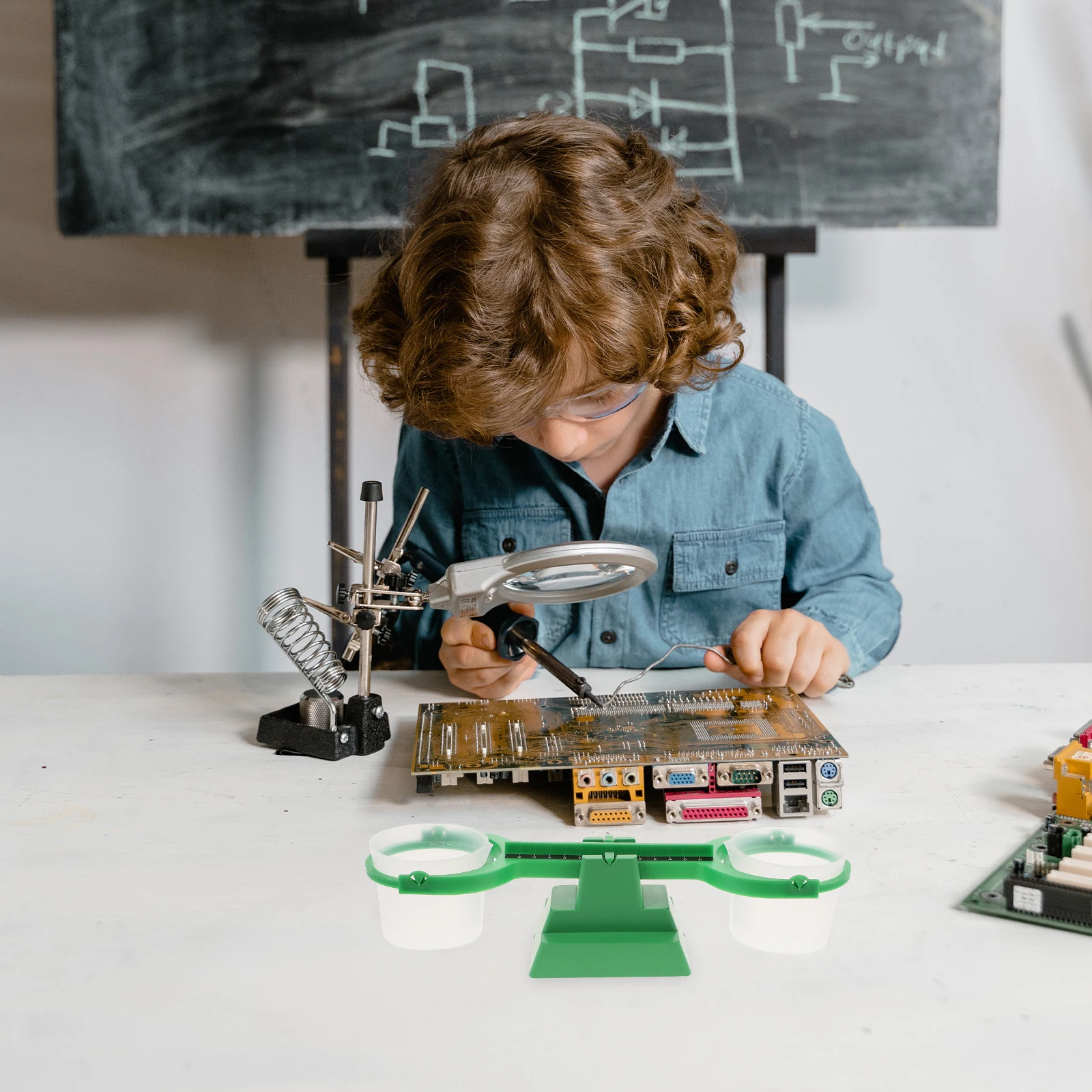Mathematische experimentelle Balance-Spielzeuge, Waage, Gewicht, pädagogisch, einfach, Grundschule