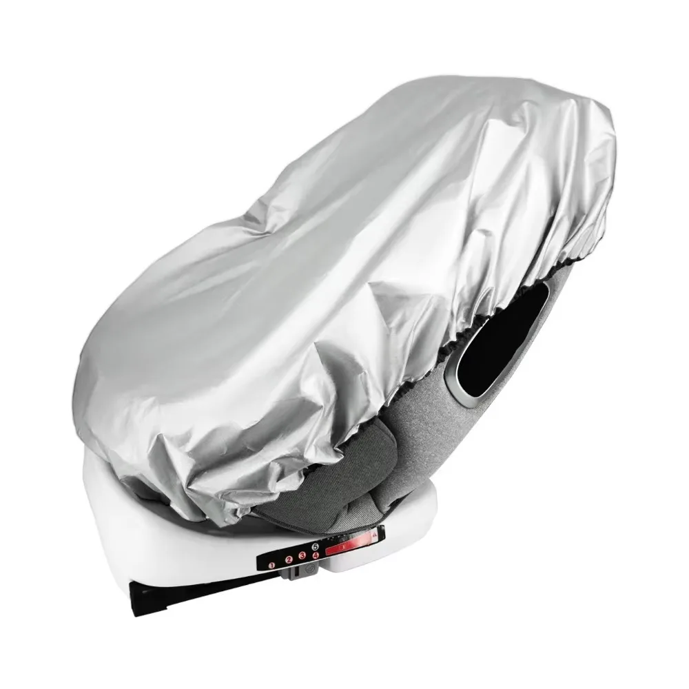 1PC Silver Baby Car Seat Sun Shade Cover Blocks Out Heat & Sun UV Covers Universal Baby Travel Accessories
