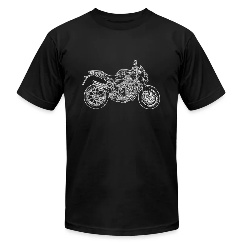 2024 MV Agustas Brutale 1090RR Motorbike Fan T-shirt Casual T Shirt Graphic Summer Short Sleeves 100% Cotton S-3XL