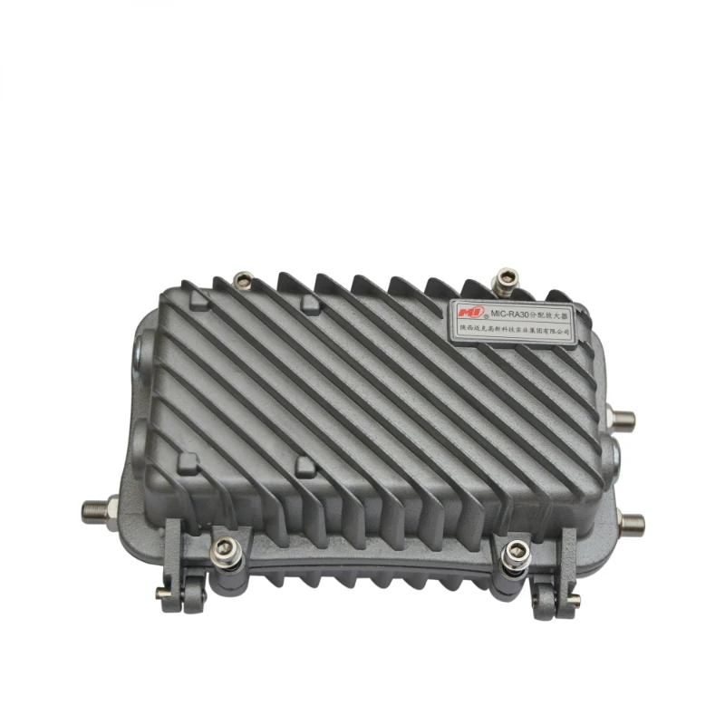 Outdoor two-output catv signal amplifier with 65/87MHz, 42/54MHz frequency division, truck amplifier