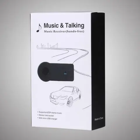 3,5 mm AUX Trådlös Bluetooth-kompatibel 3.0 Handsfree-samtalsadapter Bilmusikmottagare 10 best sales trådlös mottagare - №5