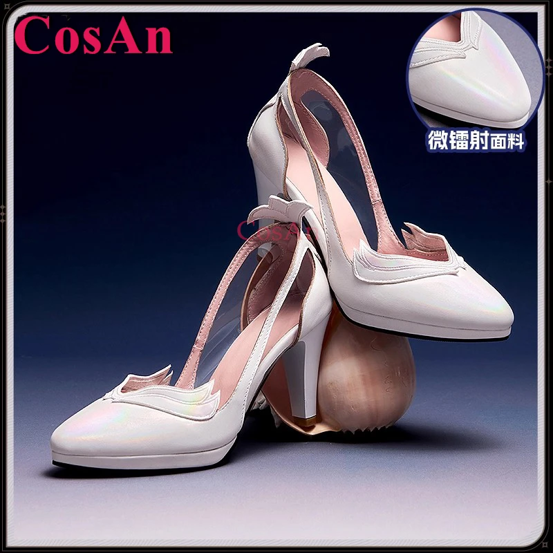 

CosAn Game Wuthering Waves Cantarella Shoes Универсальная модная обувь на высоком каблуке для косплея Повседневная одежда для ролевых игр Размер 36-39