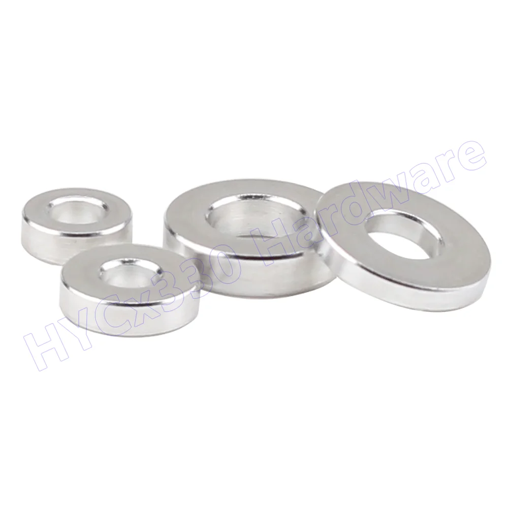Aluminum alloy Spacer M6.2 to M12.5 Unthreaded Bushing Washer Round Hollow Standoff Straight Through Column Gasket Sleeve