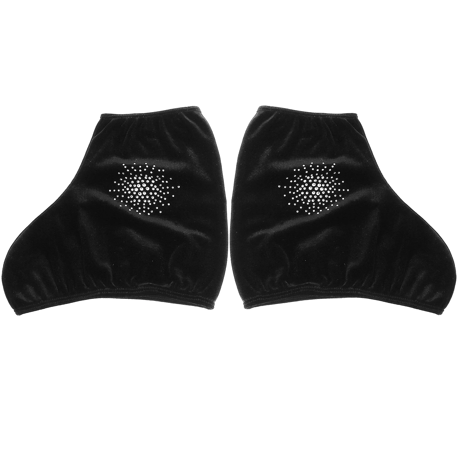 

Ice Skating Boot Covers Adjustable Black Gel Sleeves Skate Shoe Roller Figure Sports Protective Cover Boot Parts Accessories