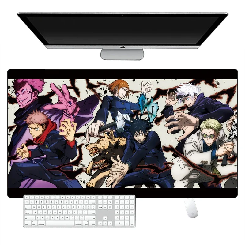 Gojo Satoru Mousepads Gamer Large Anime Gaming Accessories MousePad Multi-size Jujutsu Kaisen Desk Mat Sukuna Keyboard Mouse Pad