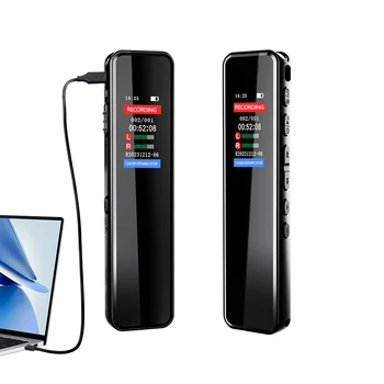 V70 voice activated easy use recorder MP3 player segmented timed recording voice recording password protect recorder