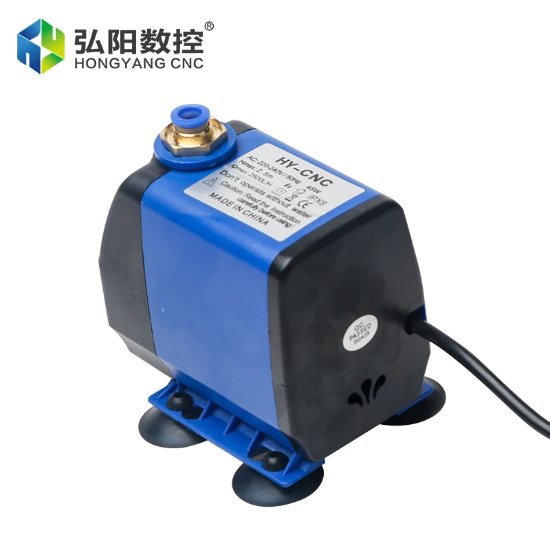 220V 45W 2.5M Per 1.5KW Motore Mandrino 45W Pompa Macchina Per Incidere di CNC Strumento di Raffreddamento CNC Mandrino Motore Pompa Acqua