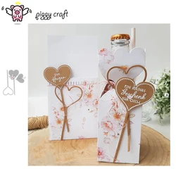 Piggy Craft metal cutting dies cut die mold Birthday candle hanger Scrapbook paper craft knife mold blade punch stencils dies
