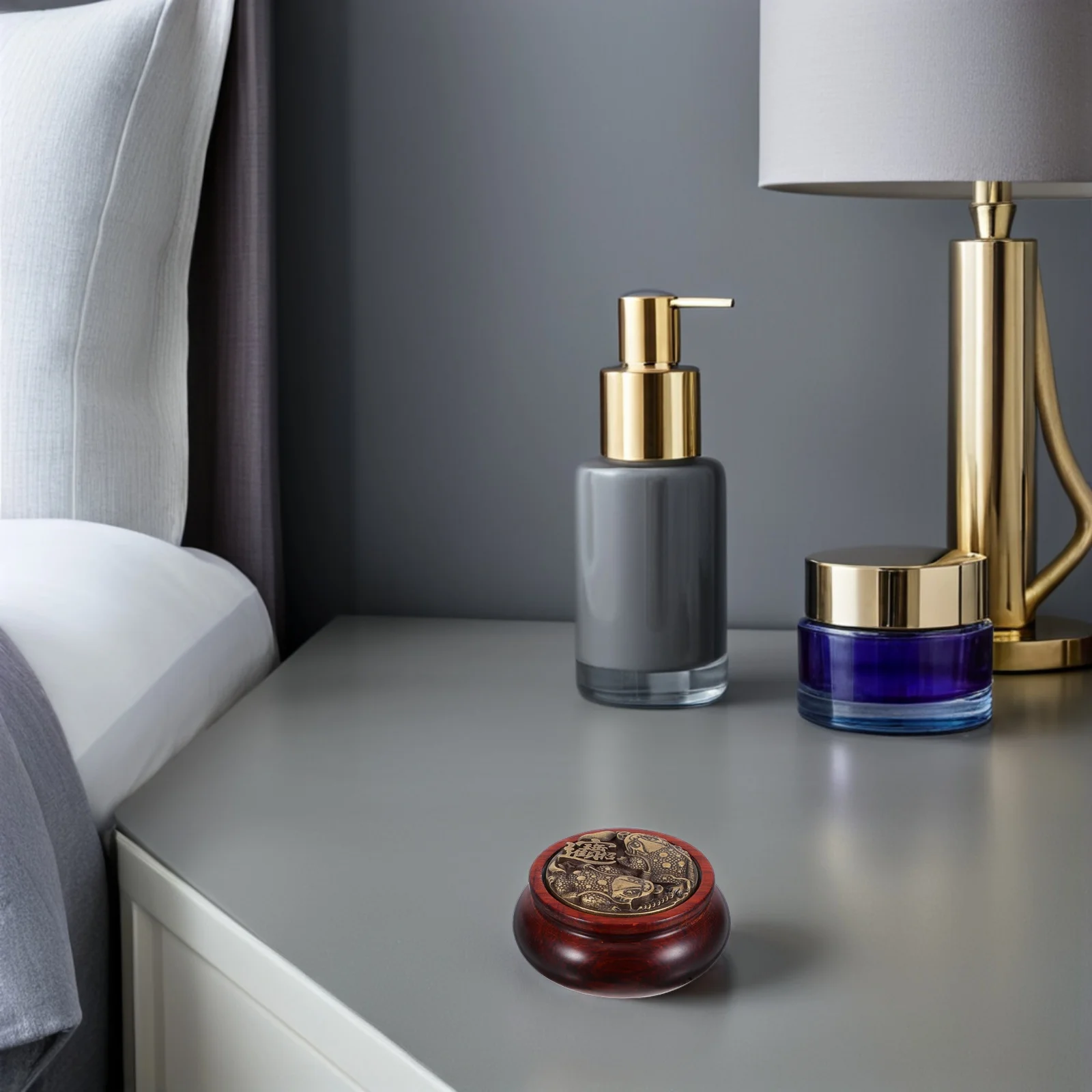 

2 шт. фиолетовые шарики из сандалового дерева Баодин, двухсторонний массажный ролик для рук для осознанной медитации, релаксации мышц, терапии, упражнения