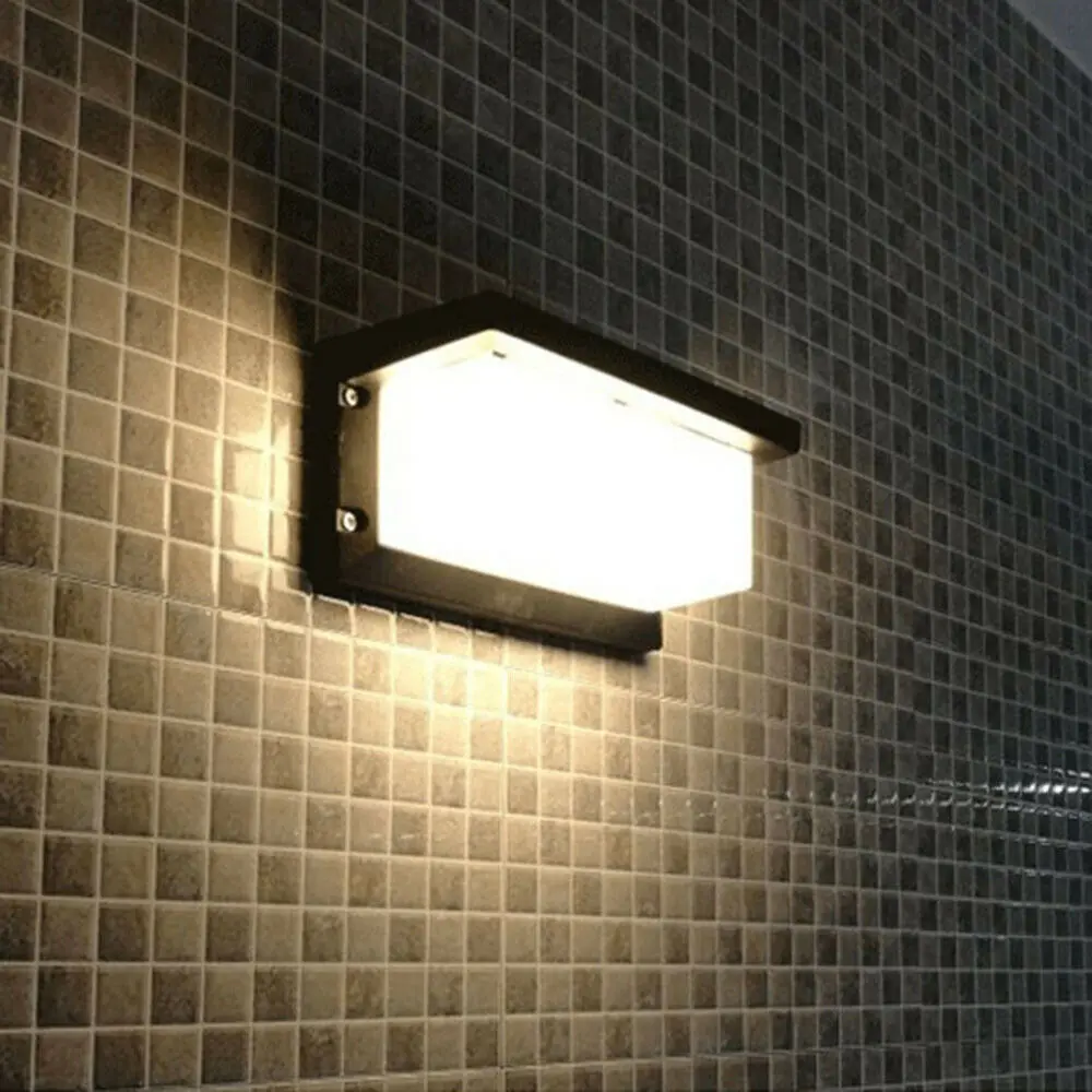 

Водонепроницаемый светодиодный настенный светильник, уличный 12 Вт, радарное индукционное освещение, внутреннее освещение для гостиной, балкона, наружного украшения сада