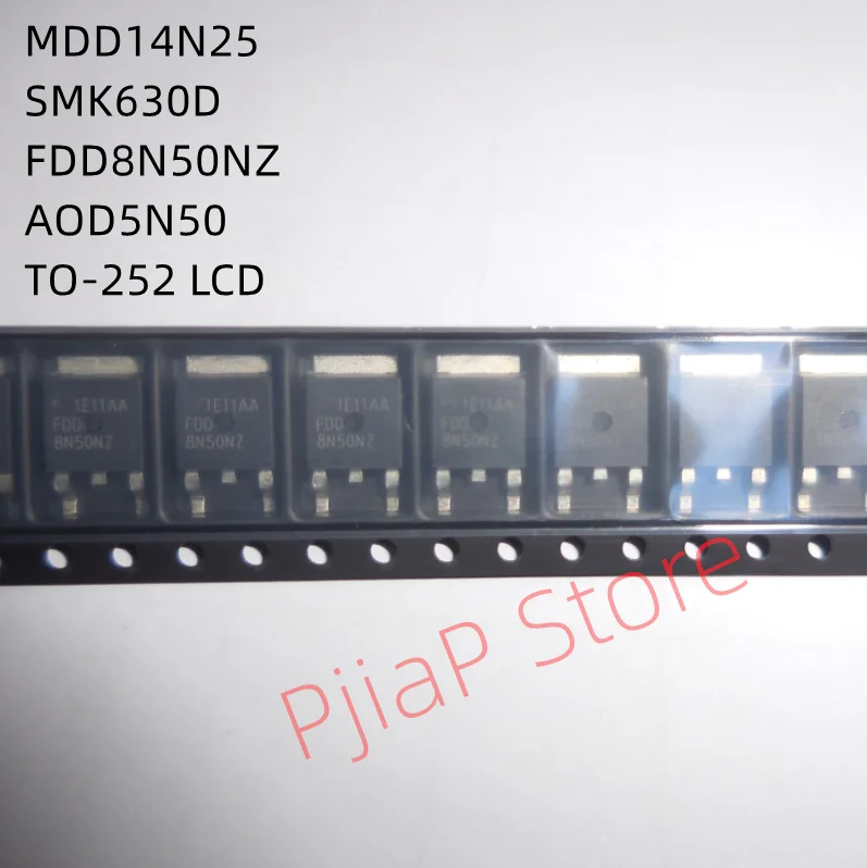 5pcs   new original  MDD14N25   SMK630D   FDD8N50NZ   AOD5N50  TO-252 LCD plasma tube