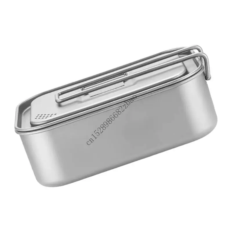 

H7EA Rectangular Bentos Box For Hiking Stable Base Scratch Resistant Container