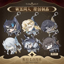 Game Identity Ⅴ Eli Clark Luca Balsa Frederick Kreiburg Cosplay Acrylic Keychain Key Ring Pendant Badge Brooch Pins