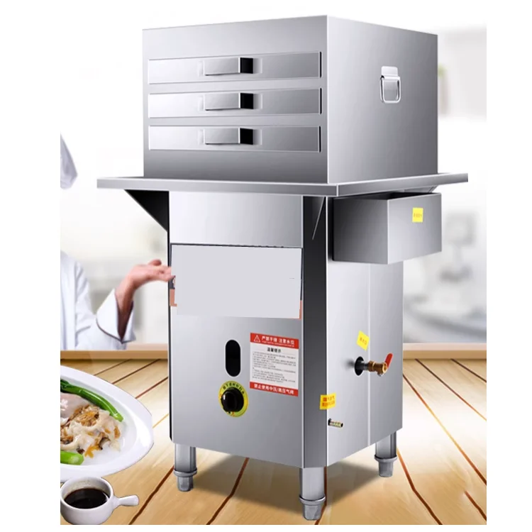 China Factory Commercial Steamed Vermicelli Roll Machine Rice Noodle Roll Maker Rice Rolling Paper Snack Processing Equipment